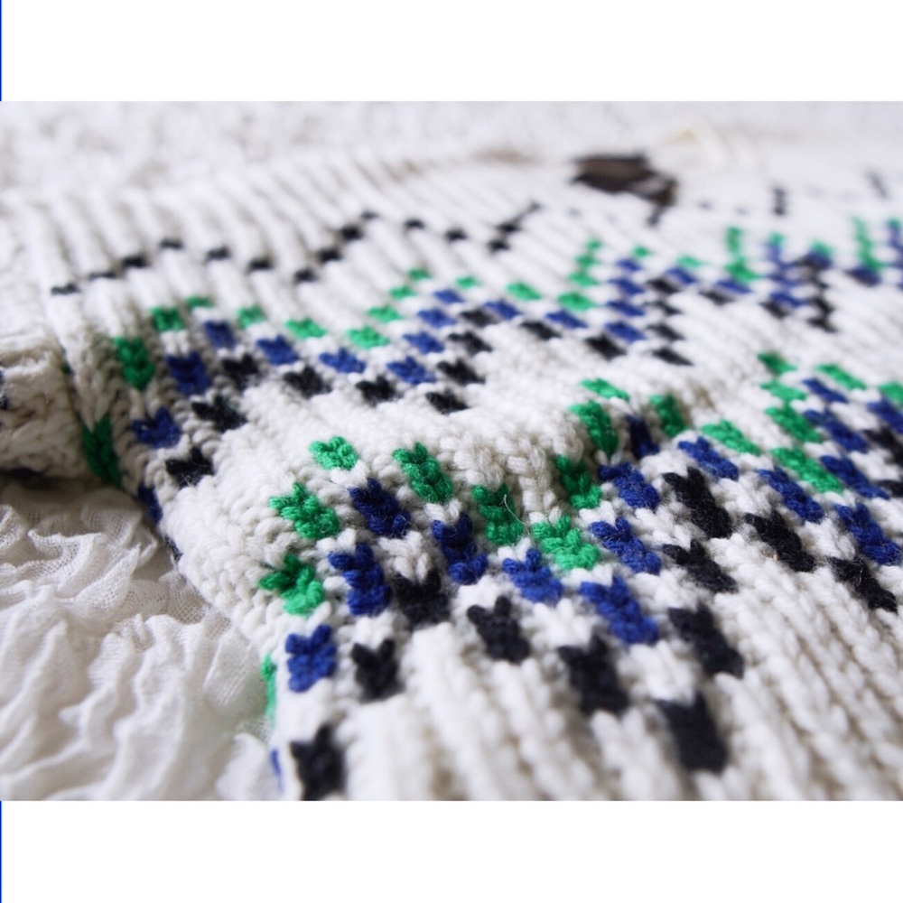 MAJE Massimo Chevron Chunky Rib-Knit Sweater - Picture 4 of 13